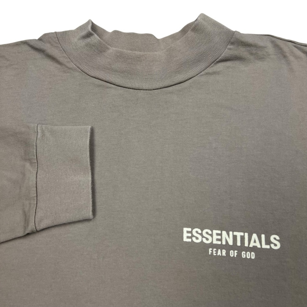 Essentials Fear Of God‎ Shirt Mens Medium Brown Long Sleeve Streetwear Casual